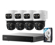Eufy Zestaw 4 kamer PoE S4 Max Biały + rejestrator eufy NVR S4 - 1505200 - zdjęcie 1